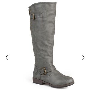 Journee Collection Womens Spokane Studded Riding Boots